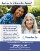 Caregivers Wanted Flyer