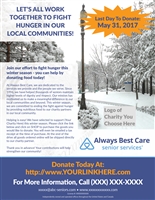 Winter Food Drive Flyer