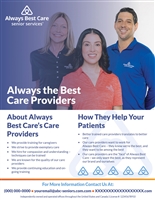 Always The Best Care Providers Flyer