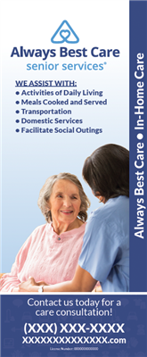 In-Home Care Retractable Banner