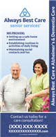 Alzheimer's and Dementia Care Retractable Banner