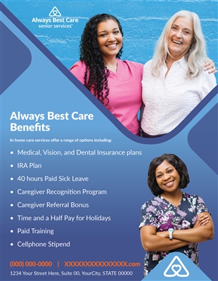 Fall 2022 Caregiver Hiring Flyer