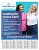 Looking For Senior Care Flyer