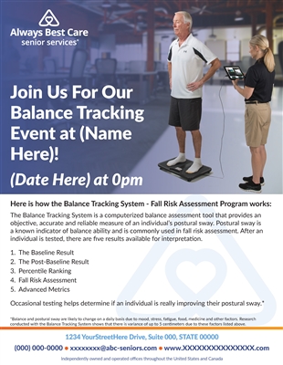 Balance Tracking Seminar Flyer