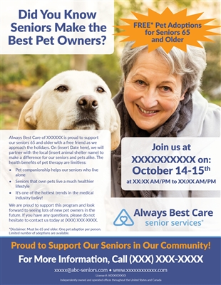 Pet Adoption Flyer