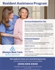 Resident Assistance Double Sided Flyer