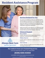 Resident Assistance Double Sided Flyer