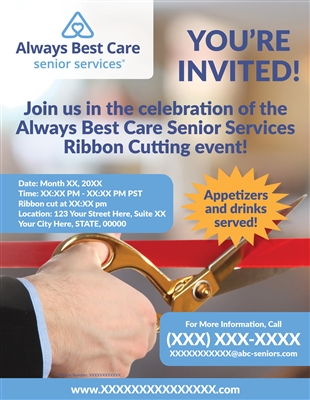 Ribbon Cutting Flyer