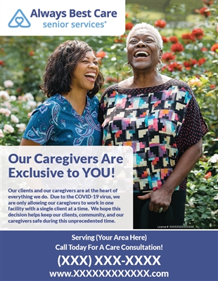 Exclusive Caregivers Flyer