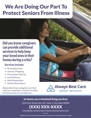 Keeping Seniors Safe From Illness Flyer