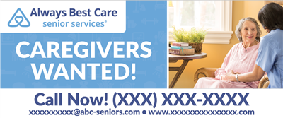 Caregivers Wanted Job Fair Banner