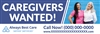 Caregivers Wanted Banner 2021