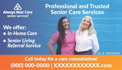 Professional And Trusted Senior Care Services Ad