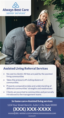 Senior Living Referral Services Advertisement