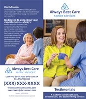 Home Health Testimonials Brochure