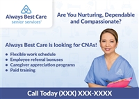 CNA Recruiting Postcard