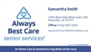 Double Sided Caregiver Business Card w Referral Side