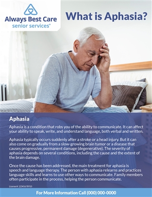 What is Aphasia? Flyer