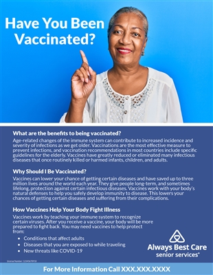 Have You Been Vaccinated Flyer