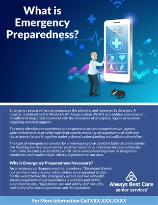 Emergency Preparedness Flyer