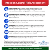 Infection Control Risk Assessment Handout