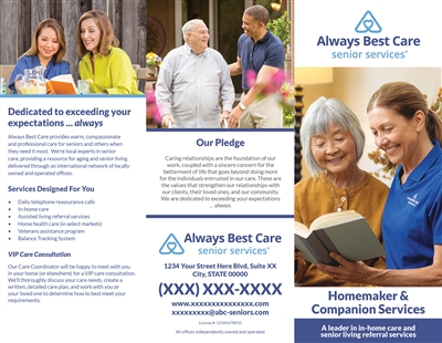 Homemaker & Companion Services Brochure