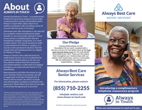 Always In Touch 3 Panel Brochure