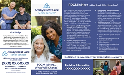 PDGM 4 Panel Brochure