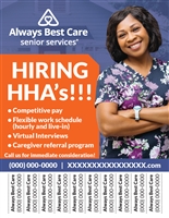 Hiring HHAs Job Posting Flyer