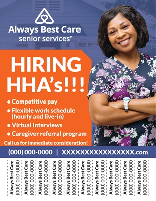 Hiring HHAs Job Posting Flyer