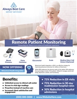 Remote Vital Sign Monitors Flyer